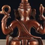 Pure Brass Lord Ganesha | 5" x 3.5" x 2.5" | 1 kg | Copper Tone Finish | Portable Sacred Art | Perfect Gift | Jaipurio